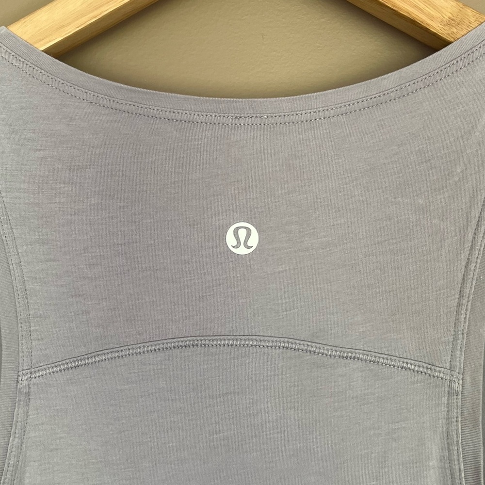 {Lululemon} Back In Action Tank in Lavender Grey - Picture 8 of 8